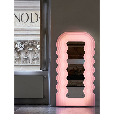 Keijo 升级版！孟菲斯波浪全身镜ins风草莓穿衣发光落地镜高级感