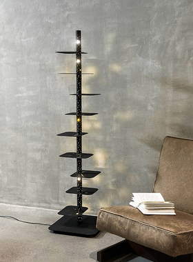 Keijo 光影书架落地灯现代艺术客厅意式极简卧室置物架高级氛围感