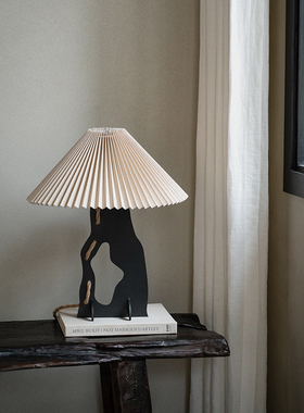 Keijo 中古vintage侘寂风台灯法式氛围感高颜值卧室床头书房灯具