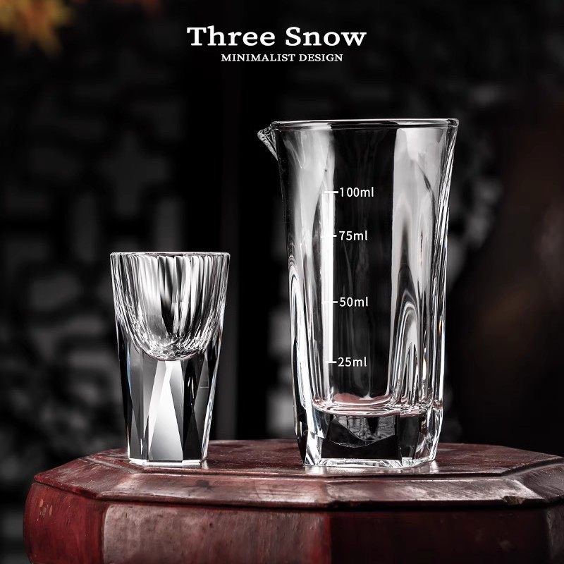 三霜高颜值钻石白酒杯套装小一口杯酒盅高档水晶分酒器家用烈酒杯,餐饮具,白酒杯,淘宝优惠券,粉丝福利购,淘宝优惠卷