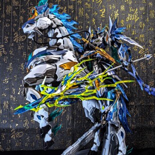 高达拼装魔动核模型哪吒赵云白龙驹吕布敖丙白起机甲手办盲盒玩具