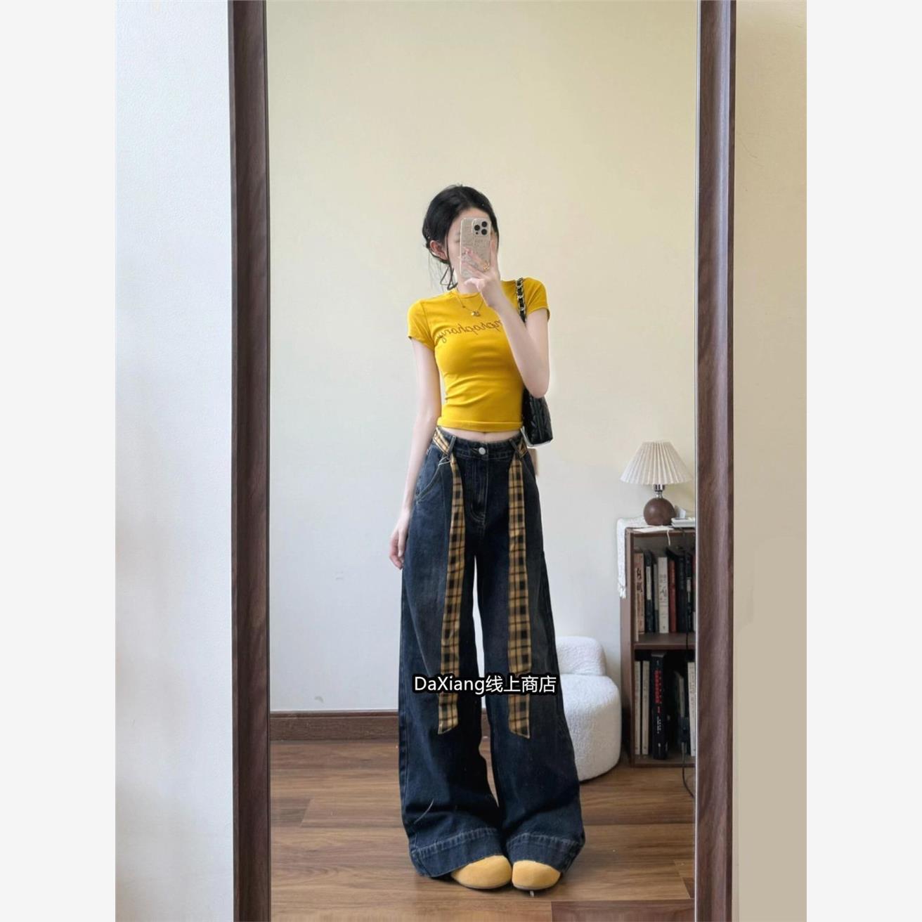 韩系慵懒风套装美式甜辣