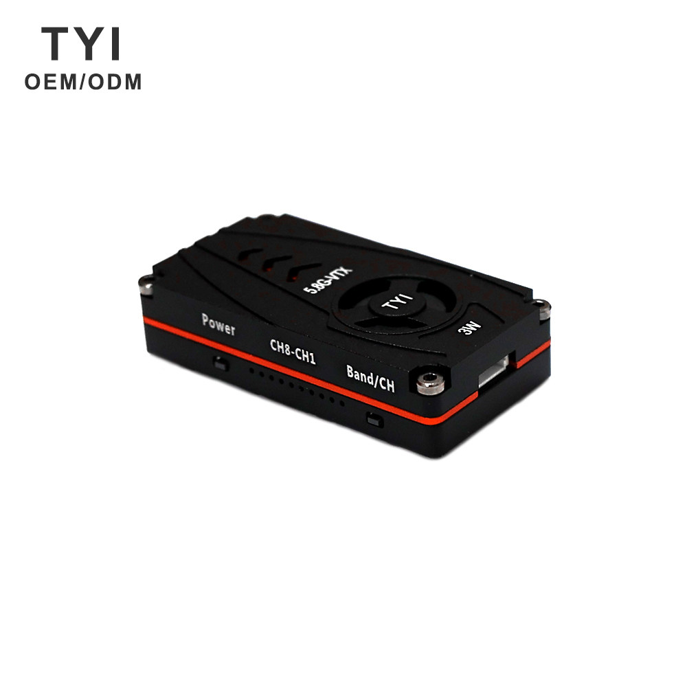 TYI-5.8G模拟图传3W高功率散热直插接口FPV穿越机高清模拟图传