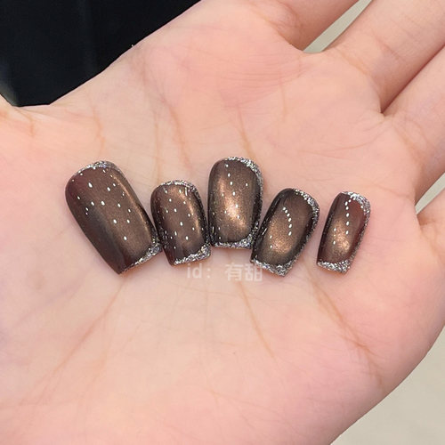 纯手工制作绝美显白穿戴美甲