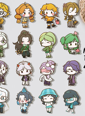 MBTI周边16人型格可爱胸针infp学生书包挂件饰品送同学礼生日礼物