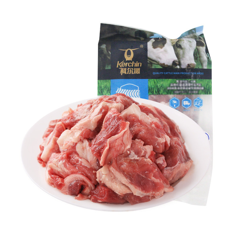内蒙古风味牛筋头巴脑科尔沁半牛筋半牛肉500g*2袋火锅炖煮食材