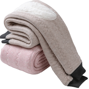 儿童保暖裤内穿冬季加绒加厚男童女童羊毛棉裤中大童打底加绒裤子