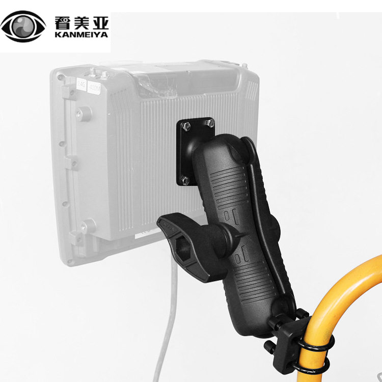 VIN把手圆管固定支架双U型底座2.25英寸直径球头物流设备支架