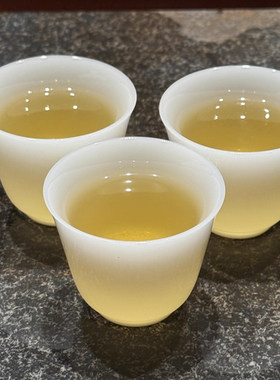 润透高档奢冰种璞玉功夫茶杯