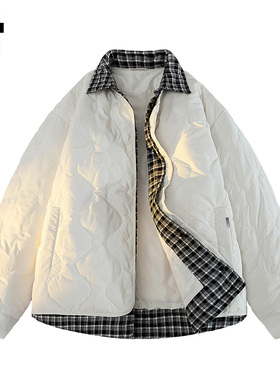 it FIVE CM轻薄款羽绒服男冬季拼接防寒服休闲短款冬天假两件外套