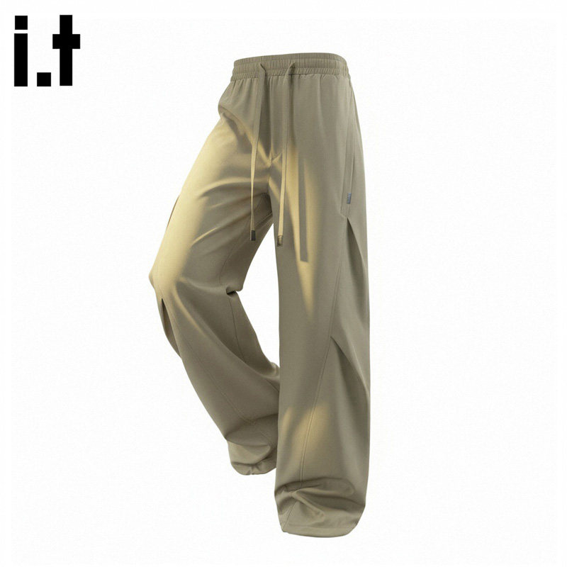 it FIVE CM户外羽绒裤男冬季潮流保暖防寒宽松运动休闲直筒长裤子