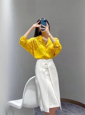 歌家女装  白色半身裙 EWF333Q01100