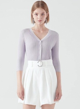 歌家女装  白色短裤 EWF205K11100