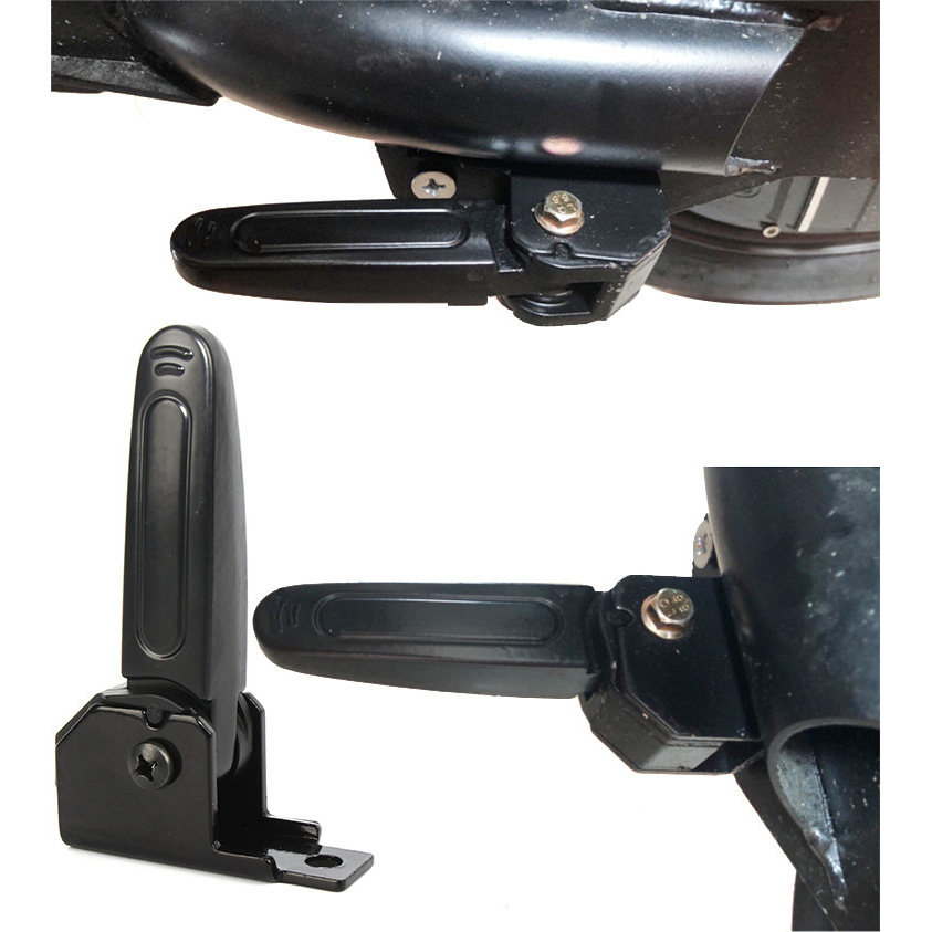 适用小牛电动车U1/U1B/C/US/U+/U+B弹式收缩脚蹬后脚后搁脚踏支架