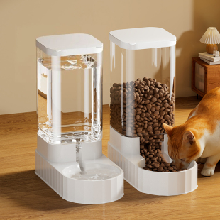 狗狗饮水机自动喂食器不湿嘴防打翻喂水喝水流动水不插电宠物用品