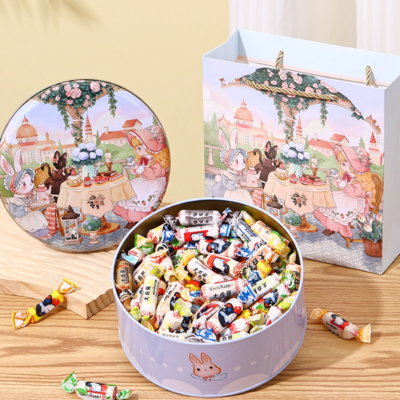 大白兔奶糖礼盒装混合口味糖果38女神节送孩子学生女儿男女生礼物