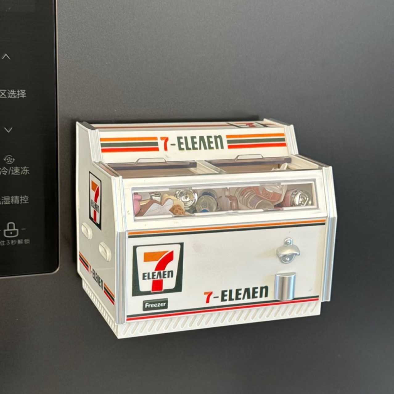 爆款711微缩卧式小冰柜冰箱贴｜