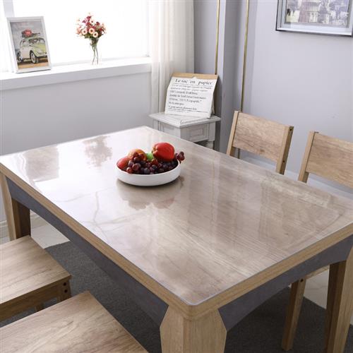 PVC桌布防水防油免洗透明桌垫茶几布水晶板软玻璃塑料加厚餐桌垫