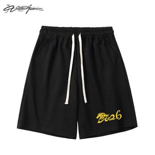 【刺绣】“2026”字样马国潮刺绣夏季宽松休闲百搭夏季运动工装舒