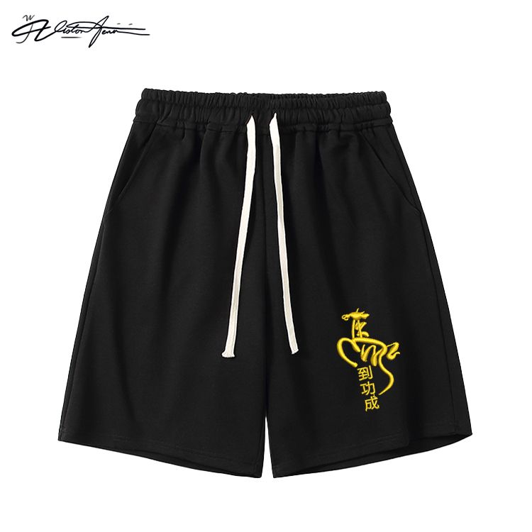 【刺绣】509金马短裤运动休闲五分裤宽松速干男士篮球沙滩裤