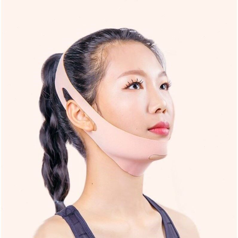 瘦脸绷带小v脸提拉脸部紧致面罩面部松弛提升下垂神器提脸双下巴