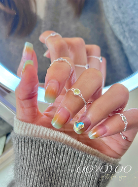 925纯银ins炫彩气质戒指可调节