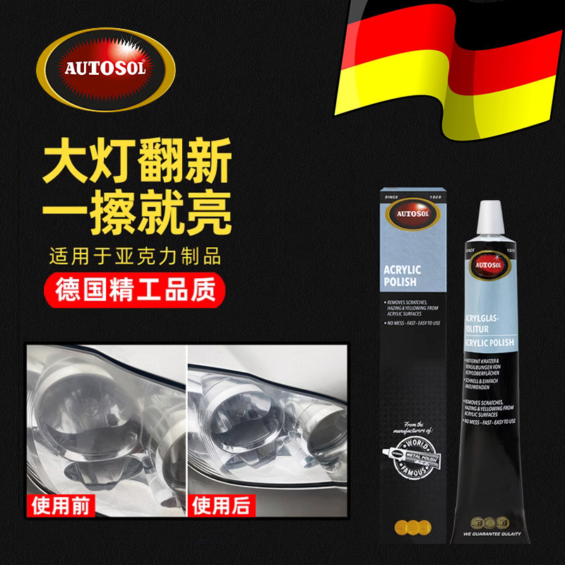 欧德素亚克力汽车大灯翻新修复