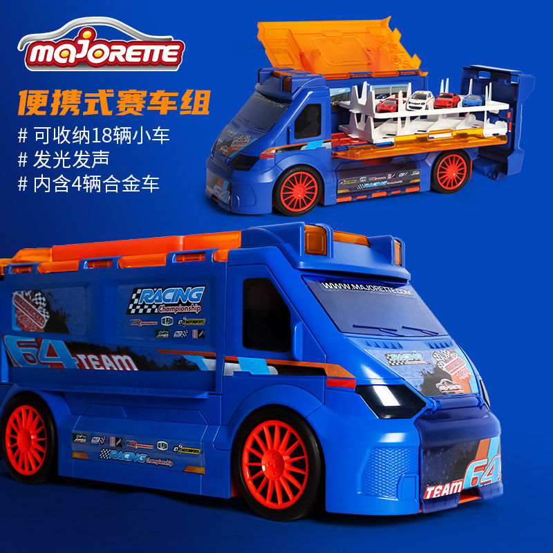 majorette美捷声光套装合金车