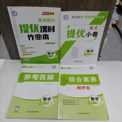 亮点给力提优课时作业本数学初二
