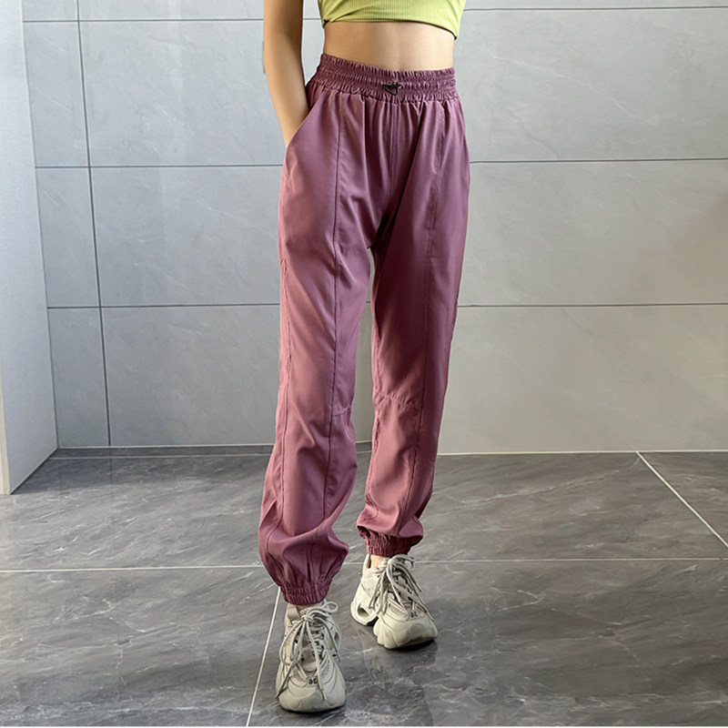 masonway宽松显瘦长裤束脚跑步健身裤休闲哈伦卫裤速干高腰运动裤