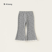 2026春季 波点印花儿童喇叭裤 新品 宥宝童装 女童裤 子时尚 宝宝长裤