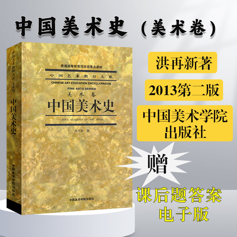 中国美术史洪再新(美术卷)2013年版中外美术史 中国艺术教育体系 艺术