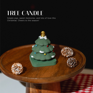 圣诞节摆件香薰蜡烛圣诞装饰品摆件道具手工老人圣诞树礼物礼盒