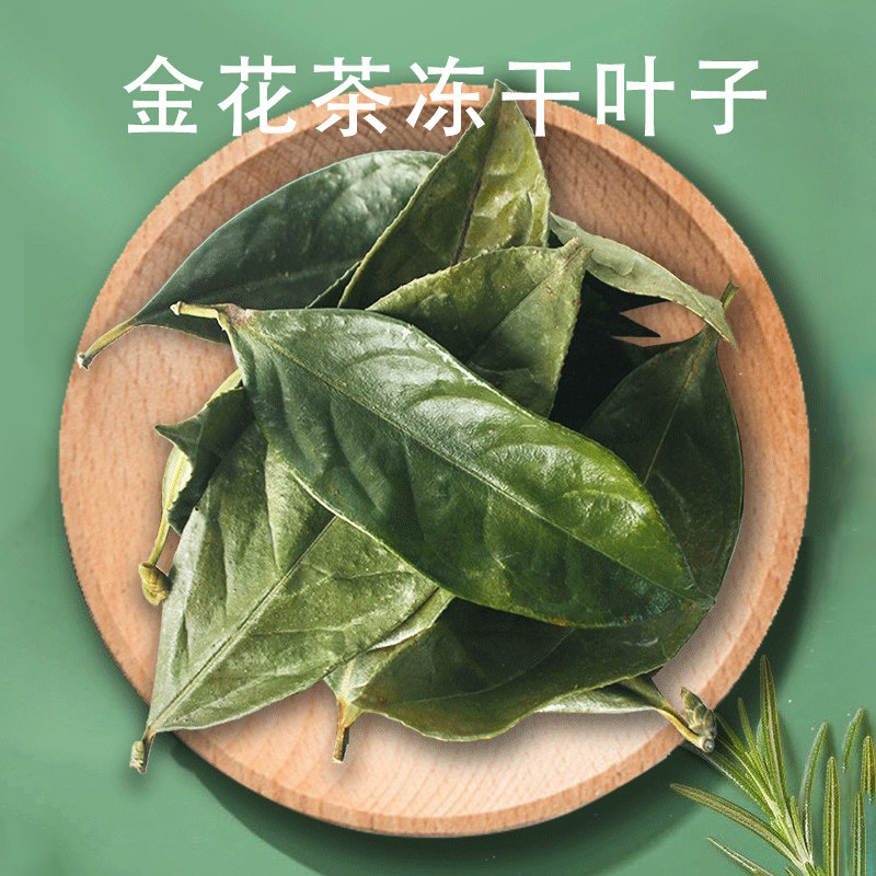 金花茶叶子非野生特级精选广西防城港食用散装整张新鲜冻干花原叶