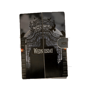 黑色星期三安静书新款免裁剪女孩子手工diy巨型豆豆本制作材料包6