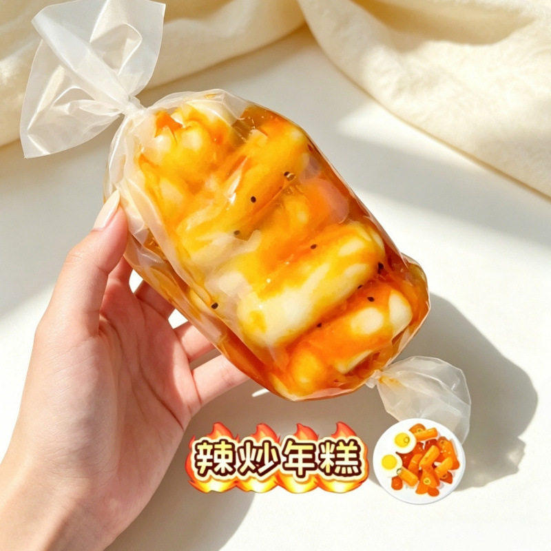 新款芝士年糕脆皮手作袋捏捏学生高颜值解压玩具创意整蛊减压神器