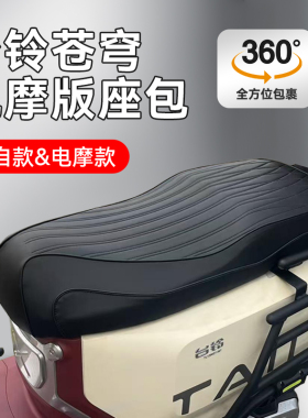 台铃苍穹专用电动车坐垫座垫座包电自版EB电摩版CE改装一体座加厚
