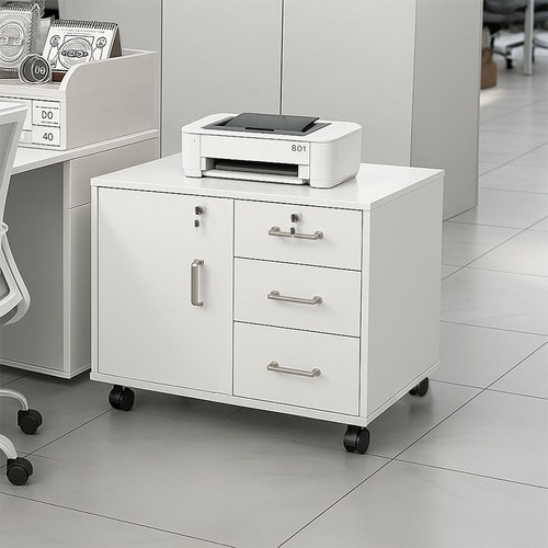 工位文件柜办公桌侧边置物柜