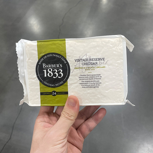 barbers1833熟成切达奶酪350g干酪顺丰山姆店代购
