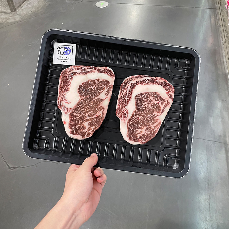 山姆代购澳洲和牛M6-7眼肉牛排500g香煎雪花纹理牛肉顺丰
