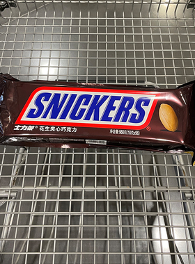 开市客代购 Snickers/士力架巧克力分享960g装花生夹心巧克力零食