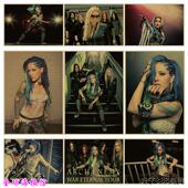 Enemy 大敌乐队 摇滚音乐海报 Arch 酒吧咖啡馆琴行牛皮纸装 饰画