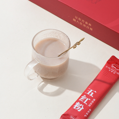 艾妍初无添加五红粉无糖精粗粮谷物营养代餐红养粉免煮冲泡即食