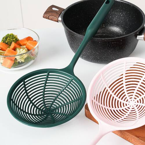新款塑料厨房多功能耐高温食品级大号过滤网漏勺捞面条饺子笊篱勺