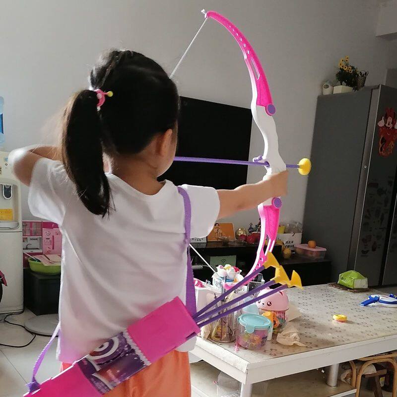 儿童弓箭玩具射箭射击健身器材体育运动安全吸盘弓箭男孩玩具套装