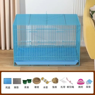 包邮 兔笼 加密折叠兔子笼荷兰猪笼子大号兔子笼别墅兔笼全套家用