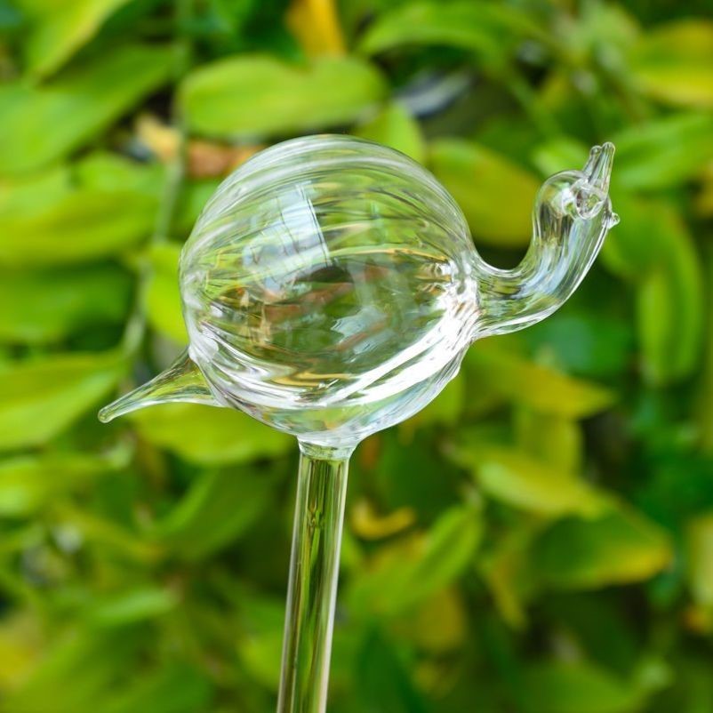 多肉植物花盆自动浇水器出差浇花神器懒人家用渗水器滴水玻璃花器