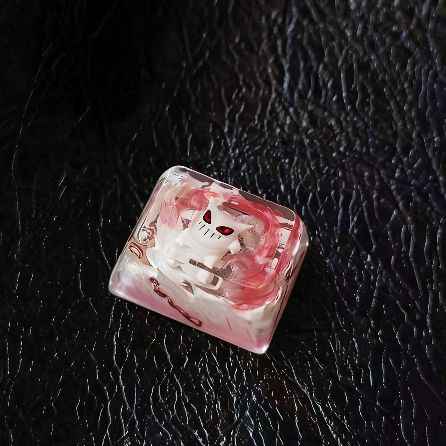 宝可梦神奇宝贝白耿鬼闪光3D立体图鉴树脂透光键帽机械键盘SA高度