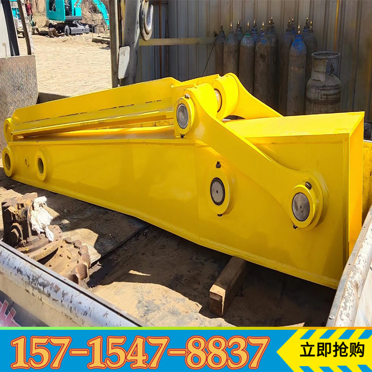 各种新旧挖机加装大小臂1015米加长臂 各种型号挖掘机伸缩臂套臂