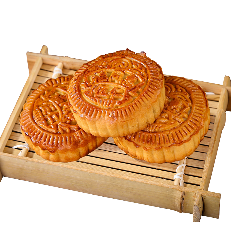 蛋黄莲蓉巧克力手工制作中秋月饼